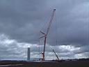 Eine Bilderserie vom Aufbau eines Windparkes in Beerfelde bei F�rstenwalde (Brandenburg)